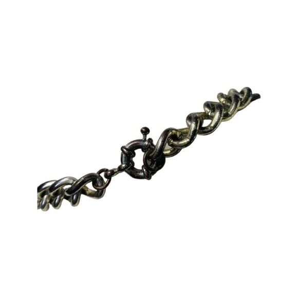 Women’s Peach Faceted Rhinestone Graduated Flower Vintage Statement Necklace 19” - Picture 6 of 9